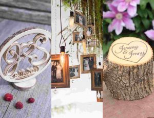 personalized rustic wedding